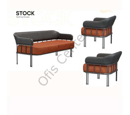 Stock 1 Ad. 3 lü, 2 Ad. Tekli Kanepe Takımı